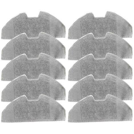 Cleaning cloths for X8 Pro Series robotic vacuum cleaners: Replacement parts (washable and reusable, 10 pieces)--DTEKGAZ