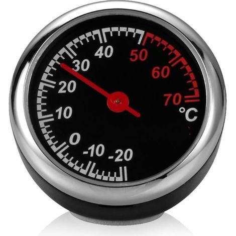 Intérieurs Automobiles Autocollant Horloge Numérique Voiture Montre Automatique Thermomètre Hygromètre Jauge Compteurs Décoration Ornement Horloges Autocollant Intérieur Voiture(Temperature) (1/5)