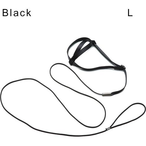 Laisse pour harnais d'oiseau perroquet, sangles de traction pour vol en extérieur, bande ajustable, corde d'entraînement anti-morsure (1/4)