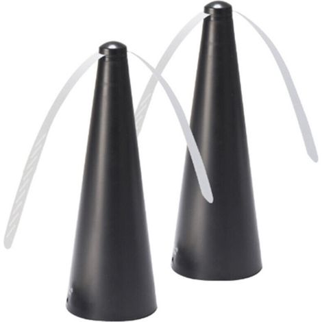 Ventilateur Anti-Mouche, Lot de 2 répulsifs Anti-moustiques sans Utiliser de Produits Chimiques, pour éloigner les mouches et les insectes de la nourriture, pour Camping Salle à Manger Jardin