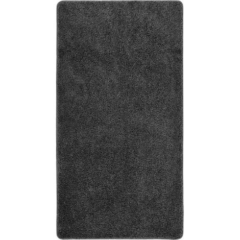 Tapis shaggy antidérapant Gris 80x150 cm (1/5)