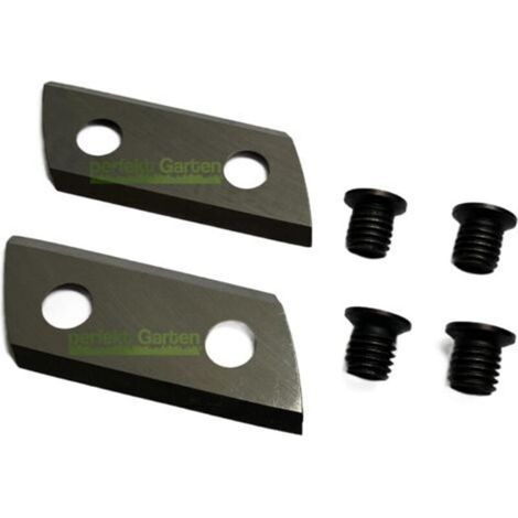 2 lames de broyeur compatibles avec les déchiqueteuses Parkside PEMH2400CR (PEMH 2400 CR)