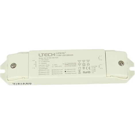 Led Driver CC 600mA 3-16V 10W Dimmerabile 0-10V 1-10V PWM