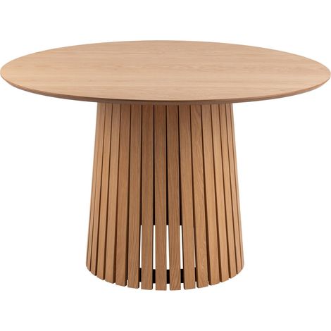 Mesa Norsica 625, Roble, 75x0x0cm, Chapa de madera natural, Chapa de madera natural, MDF