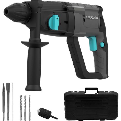 Cecotec Martillo Percutor SDS PowerForce 4000 Atomic. 800W, Energía de Impacto 3J, Función 3in1, Adaptador para Brocas Convencionales, Incluye Brocas y Cinceles, Cable de 3m, Maletín de Transporte (1/3)