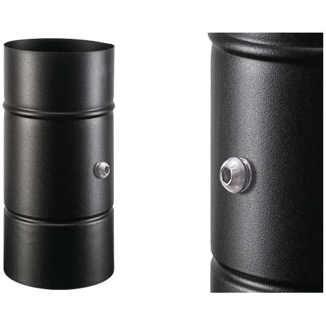 TUBI SMALT.NERO OPACO COMBUSTIONE 12X25