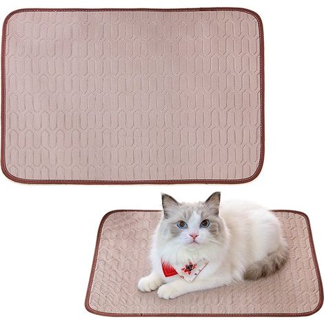 Alfombrilla refrescante para mascotas,150x100cm,Alfombrilla refrescante de primavera y verano para gatos,Alfombrilla de seda helada (1/5)