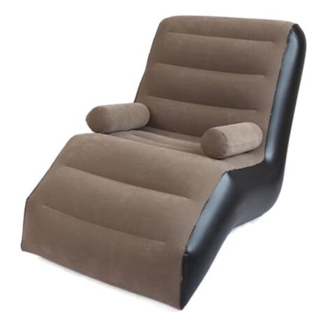 Canapé en Forme de S avec Accoudoirs Fauteuil Inclinable avec Une Capacité de Charge de 150 Kg pour les Salons D'intérieur, les Chambres À Coucher, les Excursions en Plein Air Et Le Camping. (1/5)