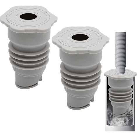 2 Pièces Bouchon Anti Odeur Machine àLaver 45-50MM Joint de Tuyau Machine àLaver Gris Joint D'étanchéité Tuyau Bouchon D'étanchéité de Tuya D'évacuation Silicone Clapet Anti Odeur (1/5)