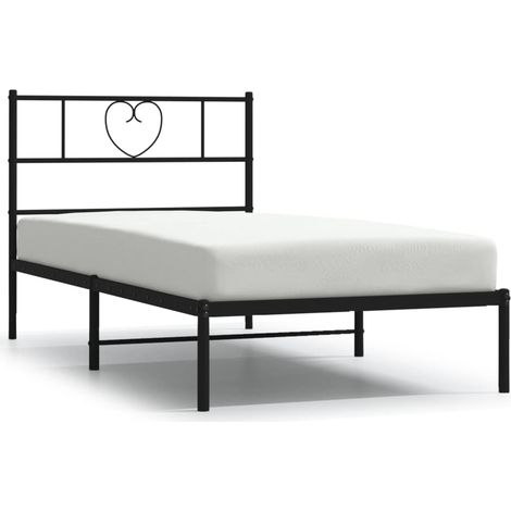 Maison Exclusive - Estructura cama sin colchón con cabecero metal (1/5)