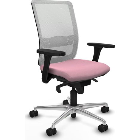 Sedia da ufficio piqueras y crespo Haches bianco alluminio (1/2)
