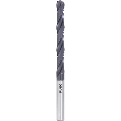 RUKO Spiralbohrer DIN 338 Typ N VHM TiAlN Ø 6,0 x 93 x 57 mm (1/5)