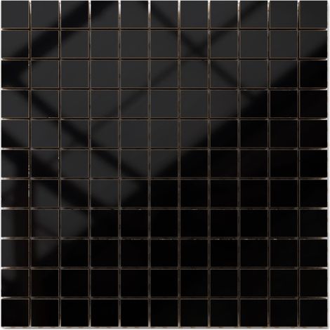 Ilcom mosaico in ceramica per bagno o cucina 30cm x 30cm - Black Ocean (1/3)