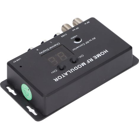 Modulateur RF UHF pour TV avec Convertisseur Audio Vidéo vers Canal TV