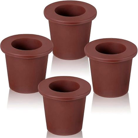 Bouchon annulaire pour trou de parasol de table de patio, stabilisateur de manchon de parasol, marron-- (1/5)