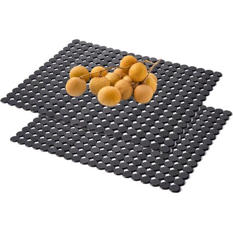 Tapis D'évier - PVC Souple Sans BPA - Pour Éviers En Inox Et Céramique - 30 X 40 Cm - Lot De 2