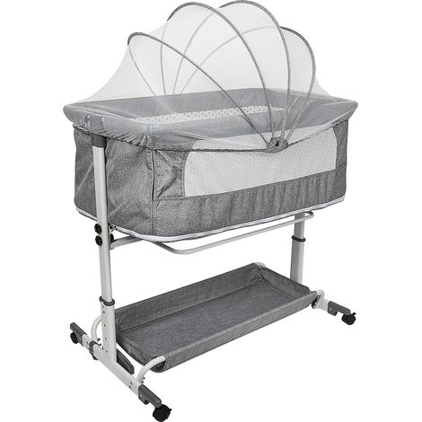 2 in 1 Babywiege Stubenwagen Babybett Beistellbett Reisebett Kinderbett klappbar