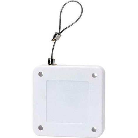 Ferme-porte coulissant - Ferme-porte automatique pour la maison, ferme-porte à ressort - Pièce de ferme-porte - (tension 500 g) Blanc