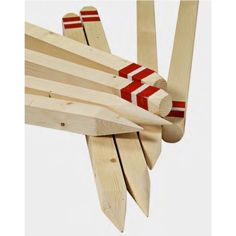 PICCHETTO IN LEGNO C/PUNTA 5X5XH100CM