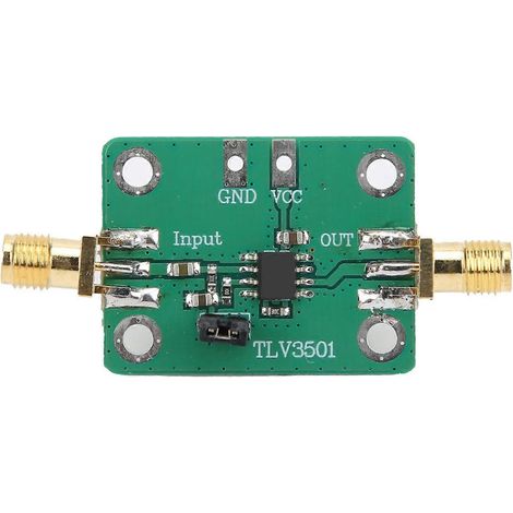 Module de mise en forme frontale pour fréquencemètre, mise en forme d'onde haute vitesse TLV3501, 2,7–5 V CC, avec connecteur SMA
