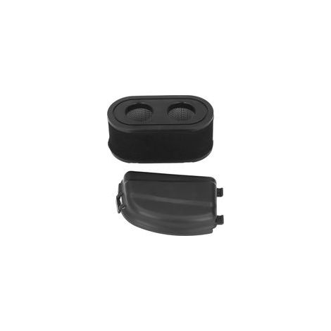 Filtre à air avec couvercle 594106, en plastique noir résistant à l'usure, pièce de rechange pour moteur de tondeuse à gazon (1/5)