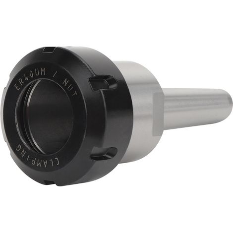 Porte-pince à mandrin haute dureté en acier carbone 40CR pour tour CNC MTB3-ER40-M12 argent et noir 1 pièce (1/5)