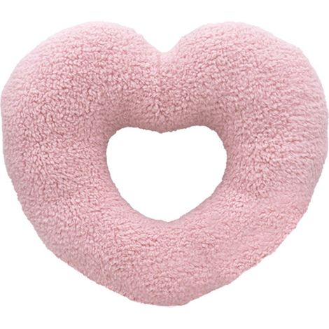 CreuserRoseCoussin décoratif en coton en forme de cœur, motif dessin animé tendance et coloré, pour filles/garçons (1/5)