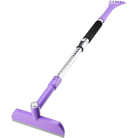 49 2 Snow brosse et glace Scraper pour voiture Windshield Extendable Snow brosse avec 360 Pivoting brosse Head et mousse (1/5)