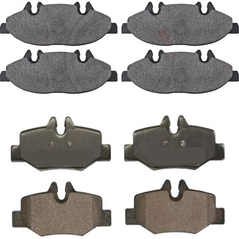 KIT PASTIGLIE FRENO ANTERIORI E POSTERIORI compatibile con BMW 1 (F20,F21,F40) / PASTIGLIE FRENANTI AUTO OEM FDB4611 FDB4662 FDB4844,FDB4662 FDB4670 / SOSTITUZIONE DIRETTA / BASSA POLVERE / SILENZIOSO