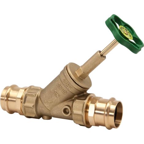 Schlösser Armaturen FREISTROMVENTIL, PRESSANSCHL.IG O.ENTL, ST.SP, DN40, PRESS 42, DVGW (1/3)