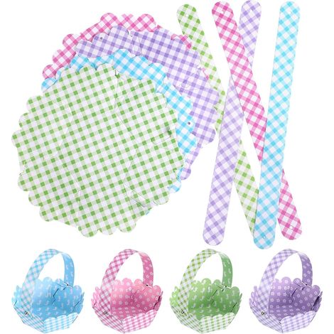 de Pâques à faire soi même 12 pièces petits paniers en (1/5)