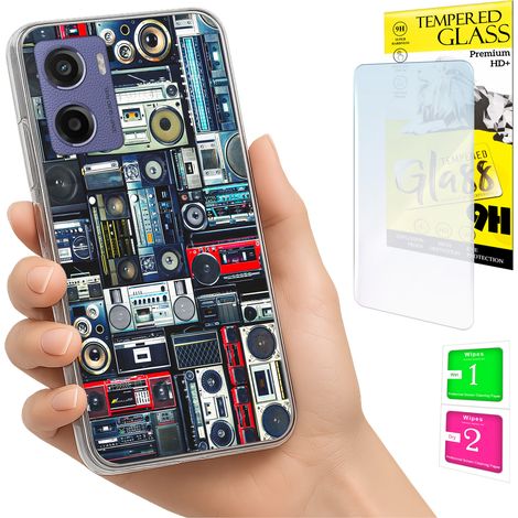 Funda para Motorola Moto E15 / Moto G05 con cubierta trasera y cristal 9H. (1/5)