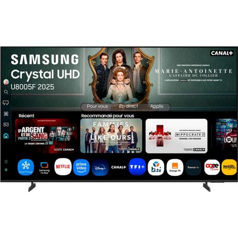 Samsung – TV LED 75 pouces 4K UHD – Taux de rafraîchissement 60Hz – 3 ports HDMI – Classe énergétique A