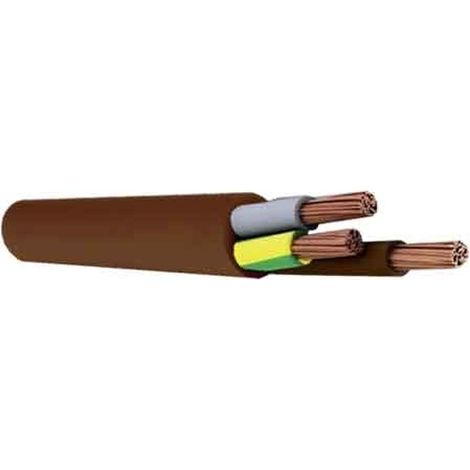 CÂBLE TRIPOLAIRE « MARRON » Section 3x1,5 mm