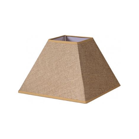 Piramide Divos Paralume E27 Marrone 30dx13dx22h Saco-juta