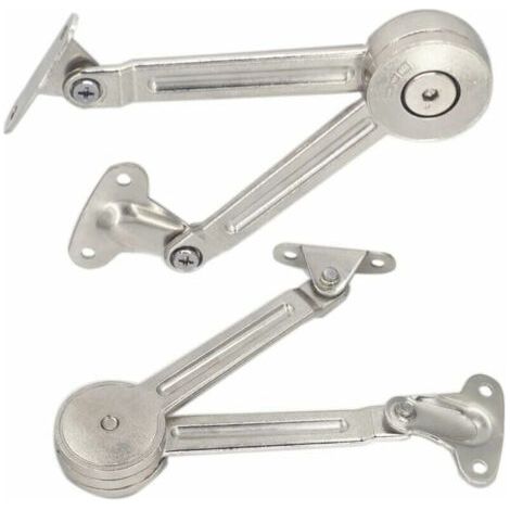 royaluxe-Charnières de support réglables pour meuble – Alliage de zinc – Angle d'ouverture 75°/90°/110° – Installation facile – Lot de 2 pièces (1/5)