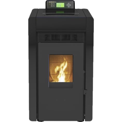 SCHENGER Pelletofen HLP3402 Schwarz 5,5kW A++ Vollautomatisch