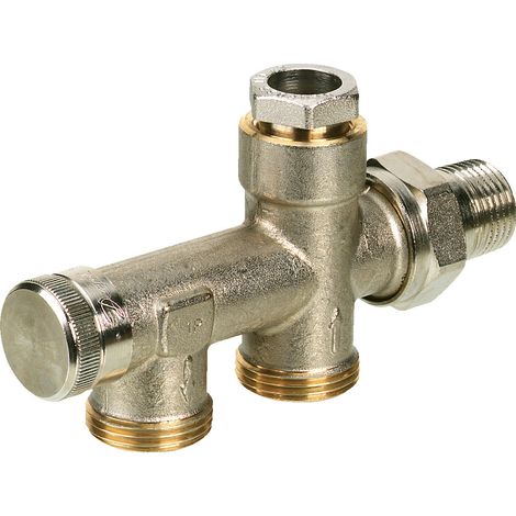 Danfoss Kupplungsgehäuse RA-K Heizkörper: R 1/2", Anlage: G 3/4" AG (1/5)