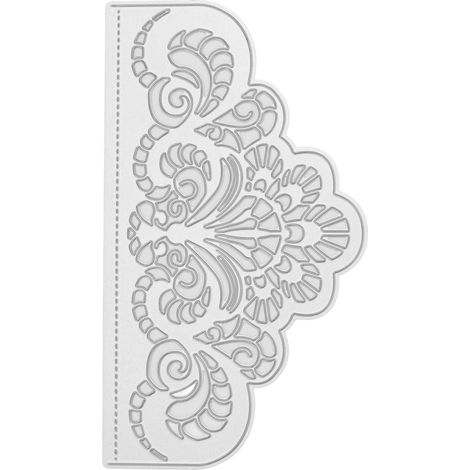 Matrices de découpe en forme de dentelle, en acier au carbone, pochoirs creux pour la création de cartes et le scrapbooking. (1/5)
