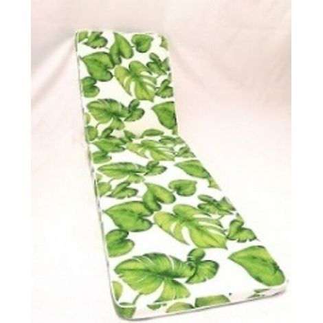 Coussin bain de soleil - Coton et polycoton - Feuillage