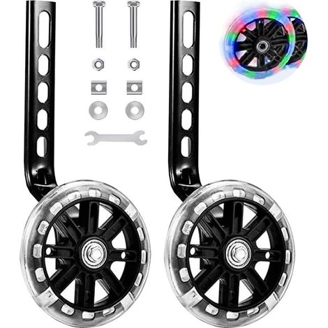 Roulette Velo Enfant, Petite Roue Velo Enfant Stabilisatrices Universelles Pour Vélo D'enfant De 12, 14, 16, 18, 20 Pouces (1/5)