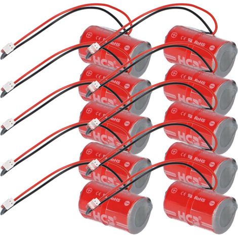 10x Lithium Batterie ER14250M DOM Protector Schließzylinder kompatibel zu 298384 (1/5)