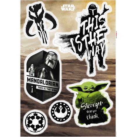 Stickers muraux- Mandalorian Legend (1/2)