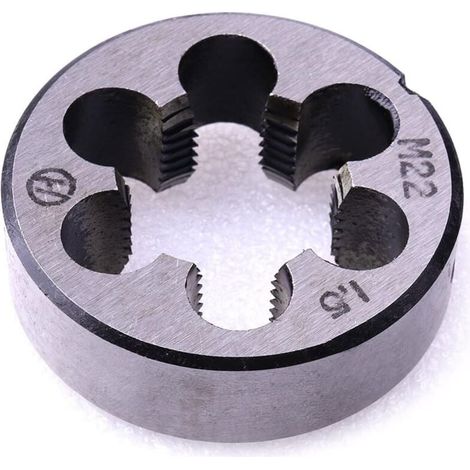 Matrices métricas ZVD, Matrices de rosca derecha métrica M22 x 1,5 mm, 1 pieza (1/4)