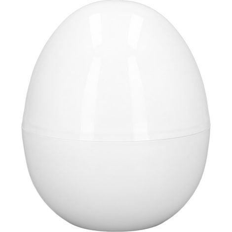 Cuiseur à œufs durs, capacité 4 œufs, design compact, matériau ABS, forme d'œuf, compatible micro-ondes (1/5)