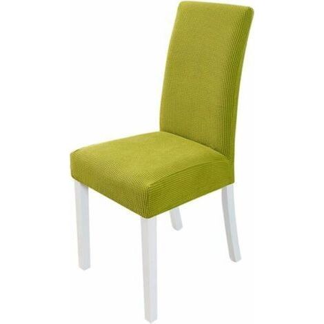 Full Cover Stretch Chair Cover, Four Seasons Home Cover - Green, 2-Piece Set (1/5)