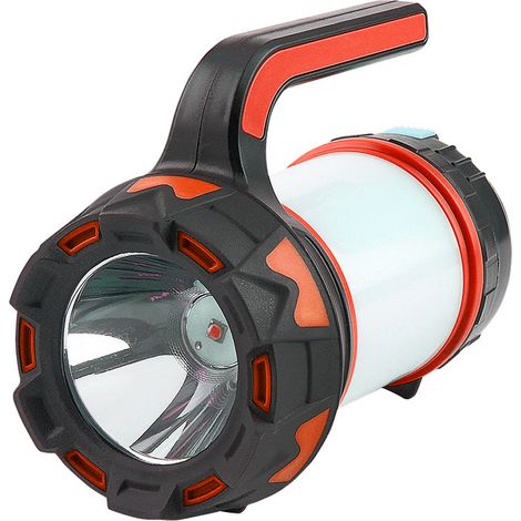 Rechargeable Camping Lantern, Flashlight, for Hurricane Emergency, Outdoor, Hiking and Home (Red) (1/5)