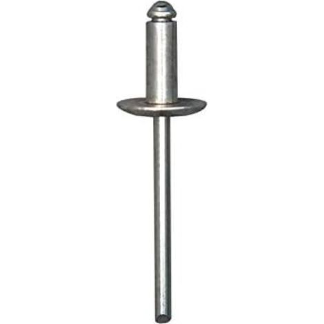 Rivet alu tête large ø 4,8 x 25 mm (38 PCS) - Restagraf