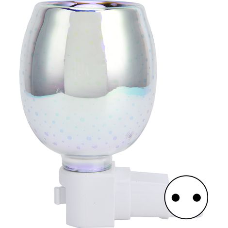 Chauffe-cire électrique 3D, diffuseur de parfum à brancher, brûleur de cire sans fumée, veilleuse pour la maison, le bureau ou l'hôtel, prise UE 220 V (1/5)