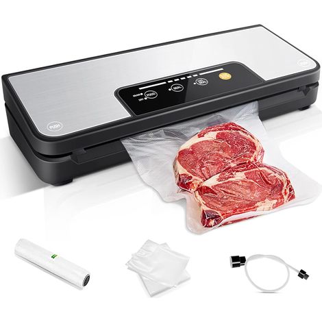 Machine Sous Vide Alimentaire en acier inoxydable Appareil de avec modes sec et humide, Machine de Scellage pour la conservation des aliments (1/5)